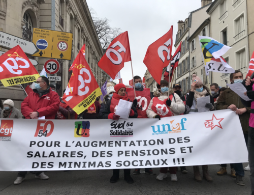 EN GRÈVE ET EN MANIF le mardi 1er/10 à 14h pl. Dombasle