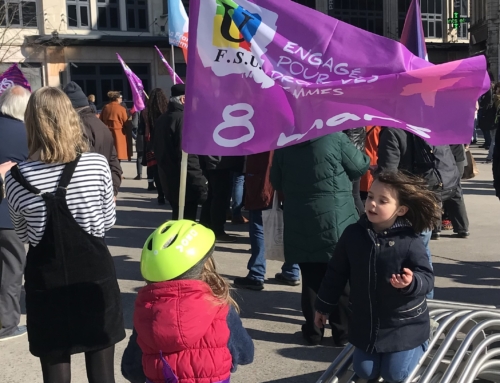 En grève et manif féministe samedi 8/3 à 16h pl. S. Veil vers la pl. Stan